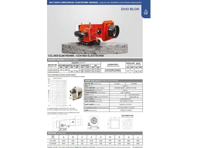 3700-12500 КВт Двухблочный Дизельный Горелка - 2