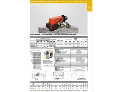 2200-7000 Квт Дуоблок Газ + Дизельный Горелка - 2
