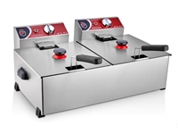 8+8 Litre Tekli Fritöz Makinesi