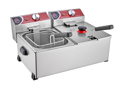 5+5 Litre Tekli Fritöz Makinesi - 0