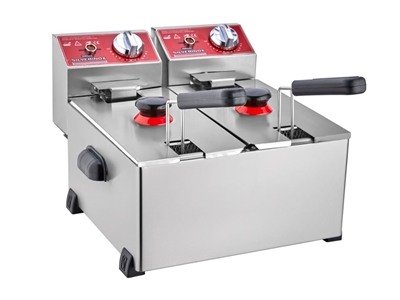 3+3 Litre Tekli Fritöz Makinesi - 0