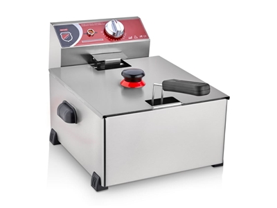 8 Litre Tekli Fritöz Makinesi - 0