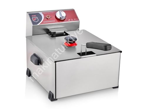 8 Litre Tekli Fritöz Makinesi
