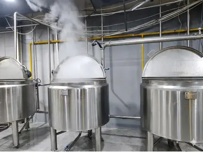 Stainless Steel Syrup Storage Tank (Heated / Agitated)
