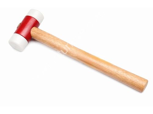 30 Cm Beyaz Vidalı Tokmak