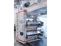 4 Renk 130 Cm Tek Sargı Tek Çözgü Stack Tip Flexo Baskı Makinesi