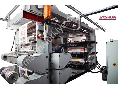 6 Цвет 100 См Стек Stack Тип Флексографическая Печать Машина