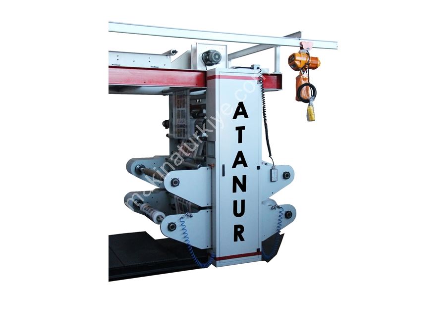 Machine d'impression flexographique à 6 couleurs de 100 cm