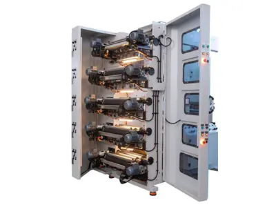 4 Adet Baskı Üniteli Kule Tipi Flexo Baskı Makinası