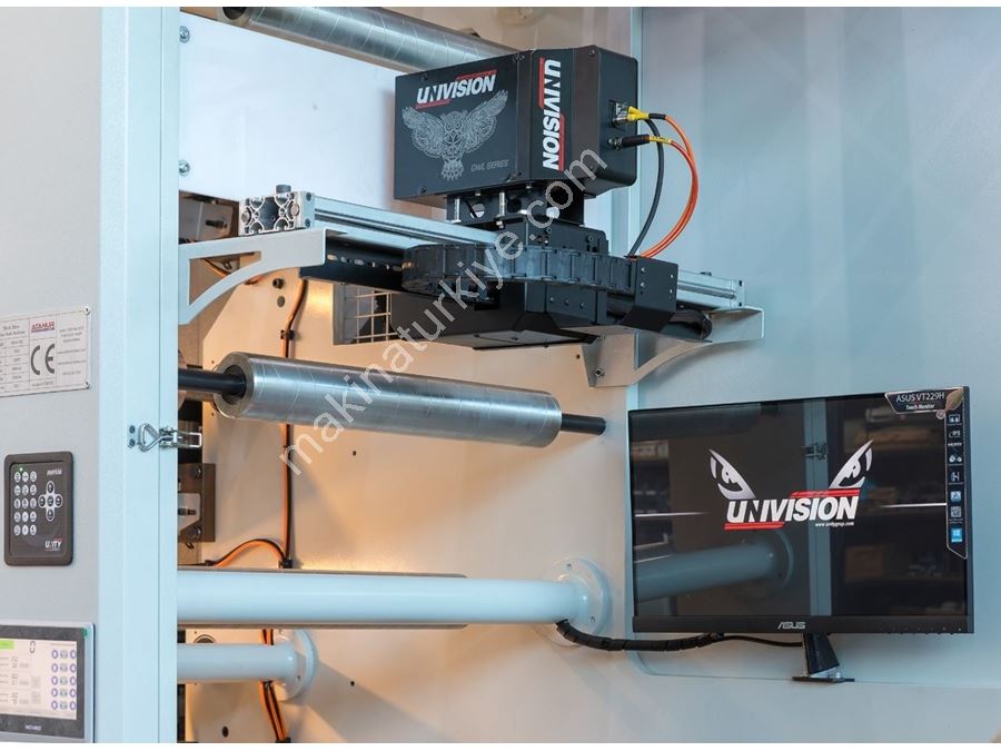 4 Adet Baskı Üniteli Kule Tipi Flexo Baskı Makinası