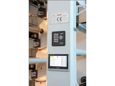 8 Adet Baskı Üniteli Kule Tipi Flexo Baskı Makinası