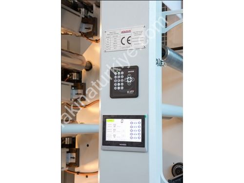 8 штук печатных единиц башенного флексографического печатного станка