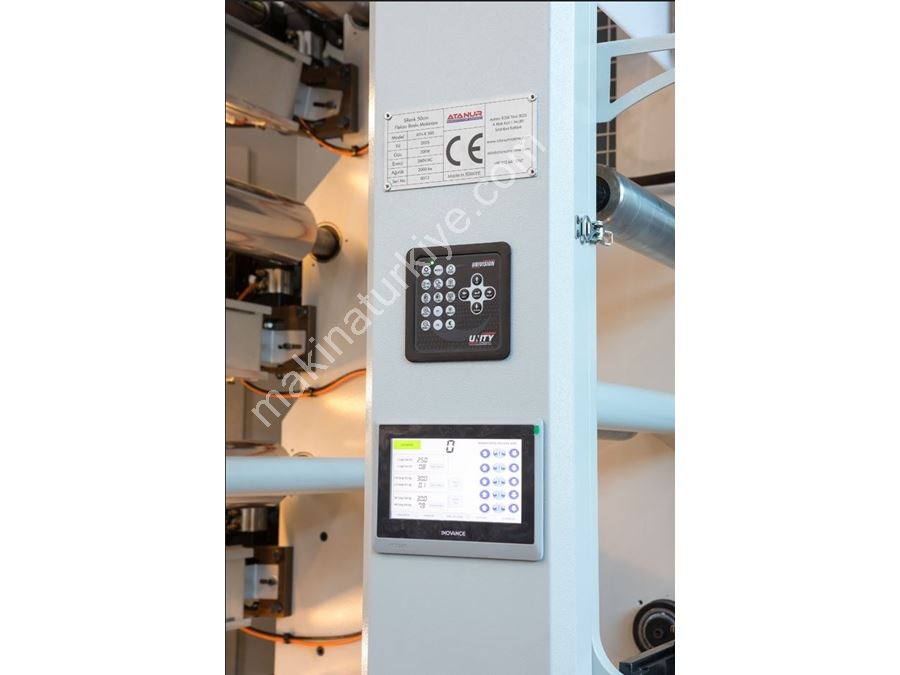 8 Adet Baskı Üniteli Kule Tipi Flexo Baskı Makinası