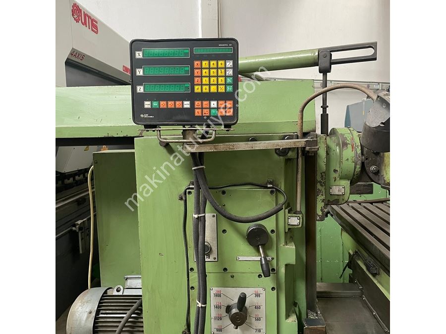 1990 Model  Üniversal Freze Tezgahı