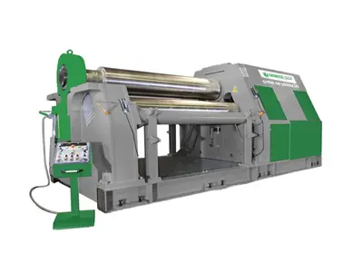 4100x25 mm 4 Toplu Hidrolik Silindir Bükme Makinası