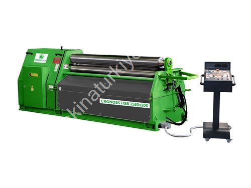 2550x18mm 3 Toplu Hidrolik Silindir Bükme Makinası