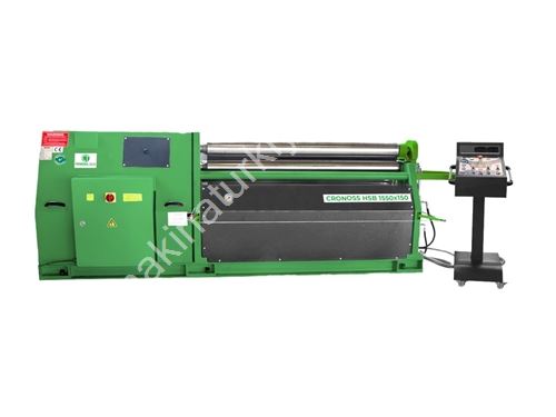 1550x15mm 3 Toplu Hidrolik Silindir Bükme Makinası