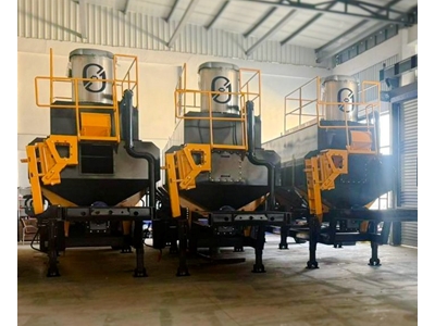 30 Ton Semi-Mobil Stoktan Teslim Yatay Çimento Silosu - 3