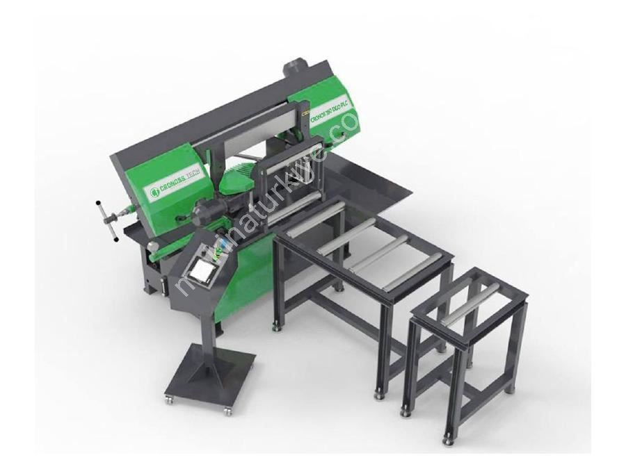 350 × 550 mm PLC Controlled Fully Automatic Band Saw Machine (Angled Cutting)