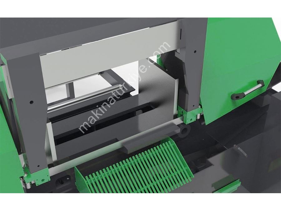 450 × 700 mm Yarı Otomatik Şerit Testere Makinası (Açılı Kesim)