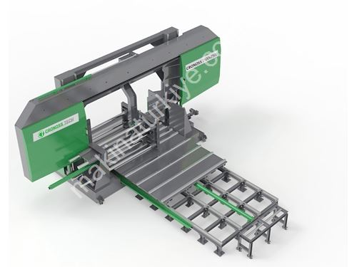 1500×2500 mm Sütunlu Yarı Otomatik Şerit Testere Makinası