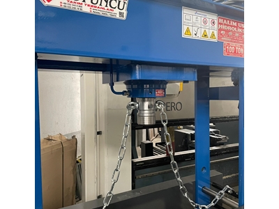 Hydraulics Brand 100 Ton Motorized Column Traveling Hydraulic Workshop Press - 3