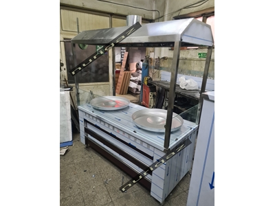 Doppelte Dunstabzugshaube von der Produktion Tantuni Tisch - 3