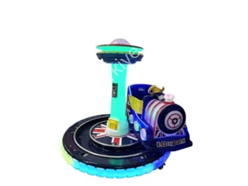 Jetonlu Dönen Klasik Tren Kiddie Rider