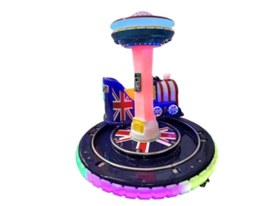 Jetonlu Dönen Klasik Tren Kiddie Rider - 1