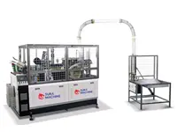 100 adet /dak Double Wall Karton Bardak Makinesi 
