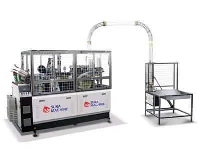 100 adet /dak Double Wall Karton Bardak Makinesi 