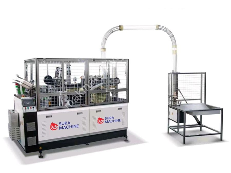 100 adet /dak Double Wall Karton Bardak Makinesi 