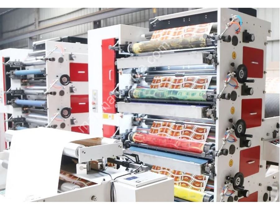 4 Renkli Ambalaj Flesko Baskı Makinası