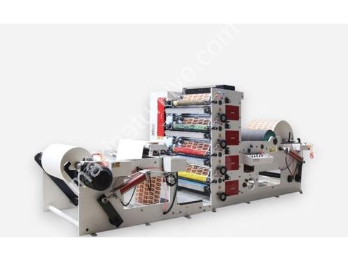 4 Renkli Ambalaj Flesko Baskı Makinası