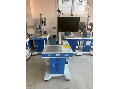 Machine de marquage laser à fibre de 20 watts avec ordinateur - 0