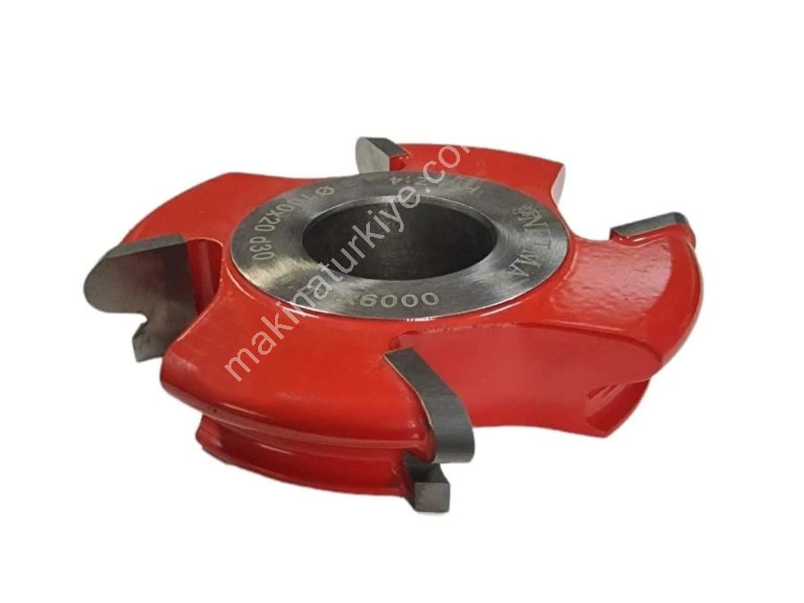 Hartmetall bestückte Griffmuldenfräser 0714-01 D=100 Z4