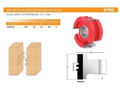 En Ekleme Bıçağı 120X52x16 Z3 0760-03 - 2
