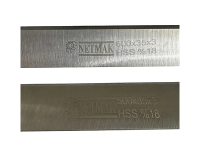 Lames de dégauchisseuse et de raboteuse pour machine à dégauchir %18 HSS - 0