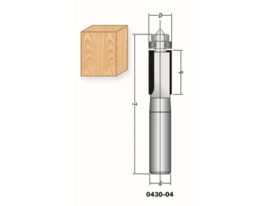 Bilyalı Temizleme Bıçağı 13X30x12mm 430-04B - 1