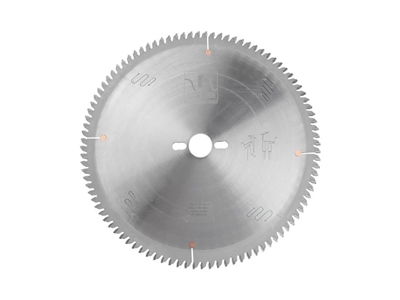 Scie circulaire à denture négative avec plaquette métallique rigide pour métaux doux 300X3.4/2.6X30 Z=96 - 0