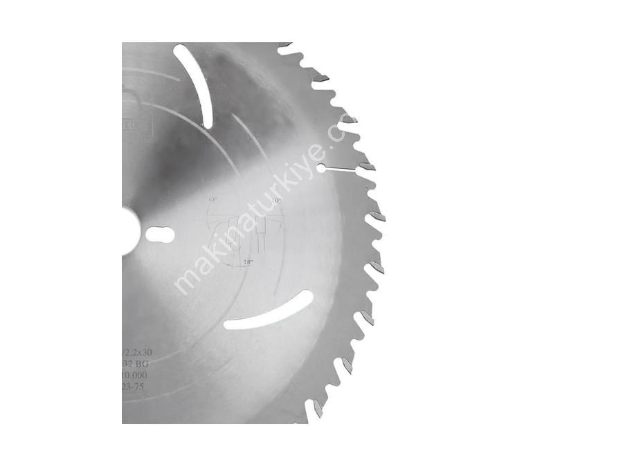 Scie à bois avec forme de denture BG pour métaux durs 320X3.2/2.2X30 Z=32