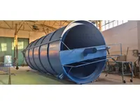 Система и емкость для осаждения сточных вод из мрамора