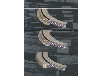 Ø948 mm Tek Sıra Bilyalı Profil Rulman - 0