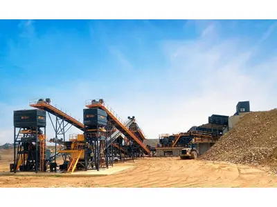 СТАЦИОНАРНАЯ УСТАНОВКА С ПЛАСТИНЧАТЫМ И ВОБЛЕР ПИТАТЕЛЕМ