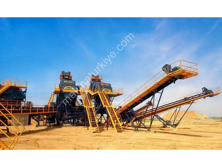 СТАЦИОНАРНАЯ УСТАНОВКА С ПЛАСТИНЧАТЫМ И ВОБЛЕР ПИТАТЕЛЕМ