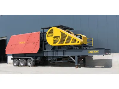 290 Tph Способности Щековая Мобильная Дробилка