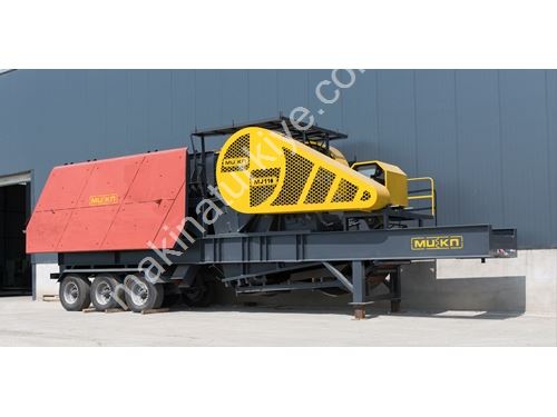 290 Tph Способности Щековая Мобильная Дробилка