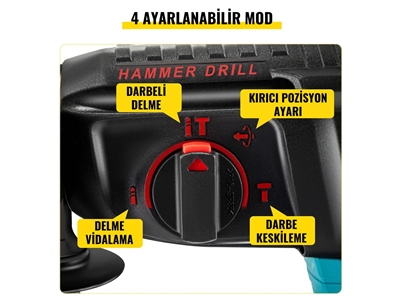 88V Max 5Ah Kömürsüz Professional Kırıcı Delici Matkap - 2