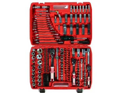 Paslanmaz Çelik Krom Kaplamalı 216 Parça Usta Lokma Takımı