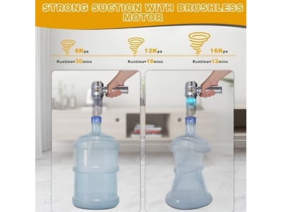 Yeni Kablosuz Şarjlı Mini Süpürge Gri - 7